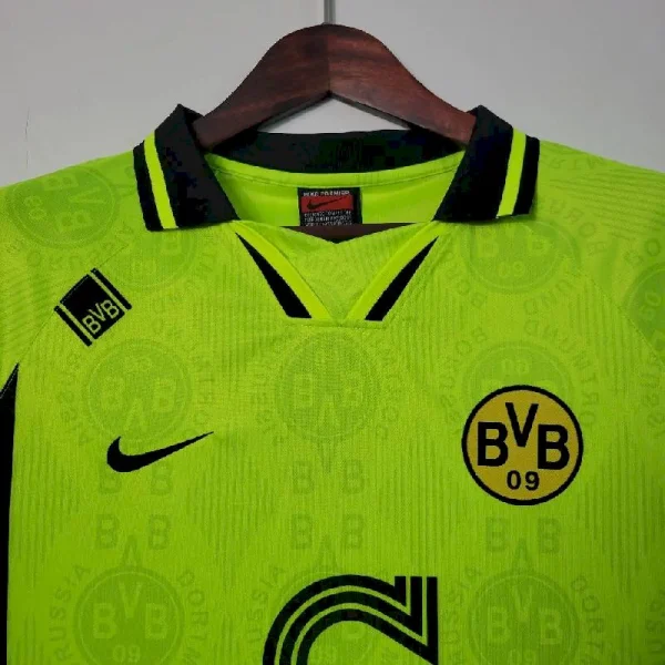 Borussia Dortmund 1996 Home Retro Jersey - Image 2