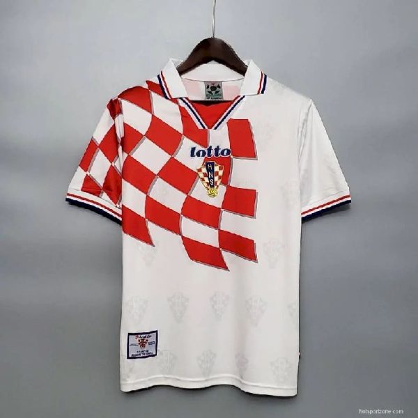 Croatia 1998 Home Retro Jersey - Image 10