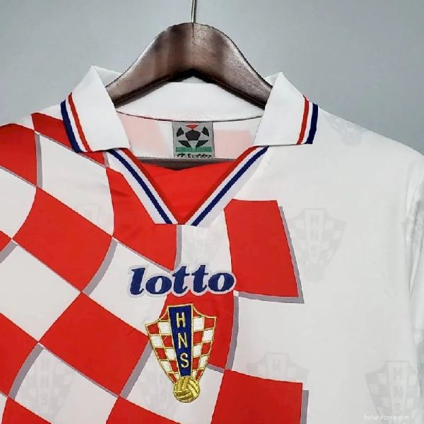 Croatia 1998 Home Retro Jersey - Image 11