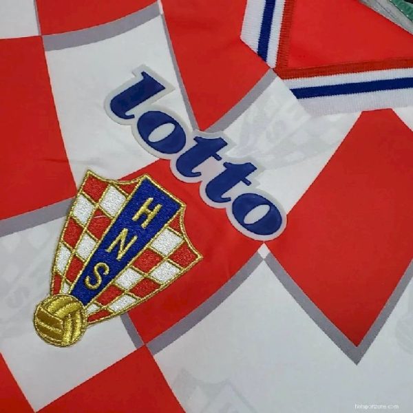 Croatia 1998 Home Retro Jersey - Image 12