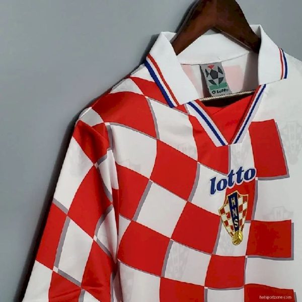 Croatia 1998 Home Retro Jersey - Image 13