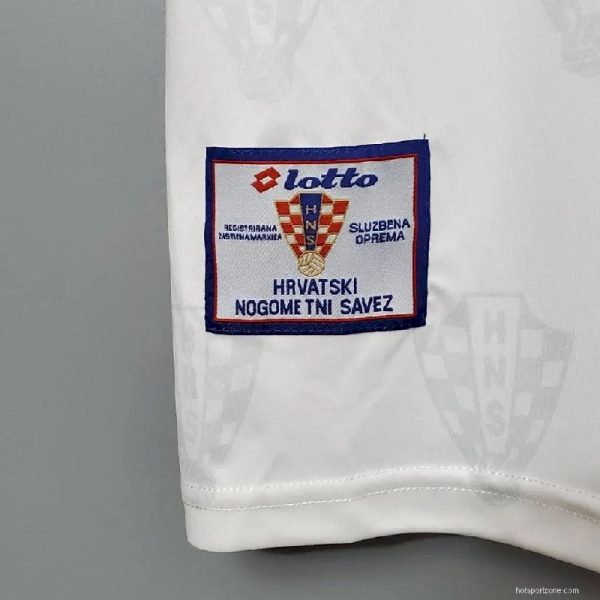 Croatia 1998 Home Retro Jersey - Image 16