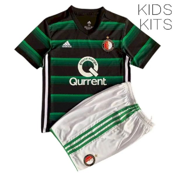 Feyenoord 2017/18 Away Kids Kit - Image 3