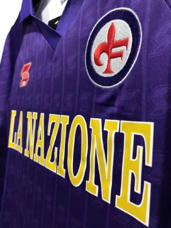 Fiorentina 1989-90 Home Retro Jersey - Image 4