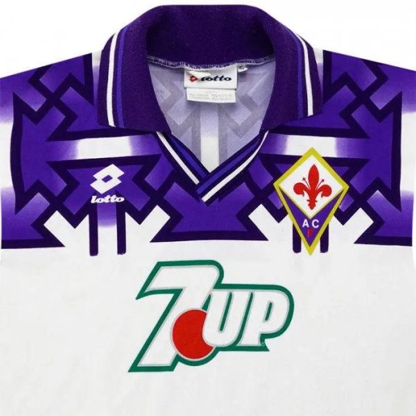 Fiorentina 1992/1993 Away Retro Jersey - Image 2