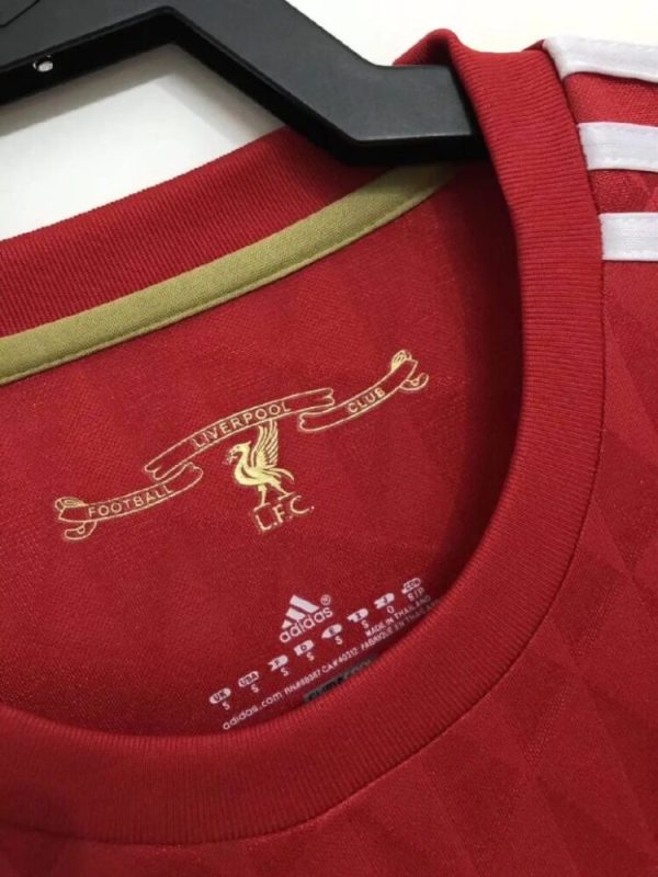 Liverpool 2010/2012 Home Long Sleeves Retro Jersey - Image 5