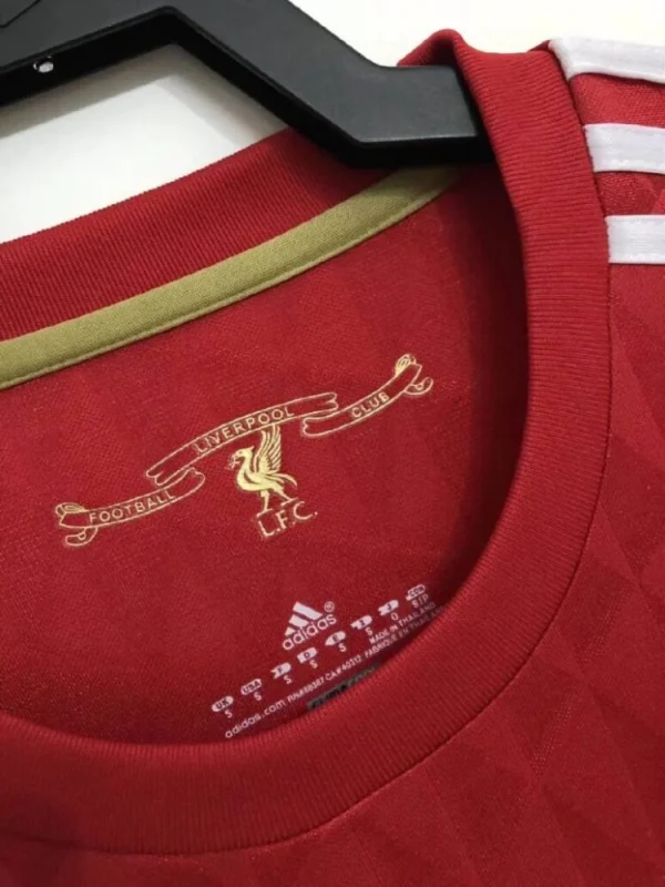 Liverpool 2010/2012 Home Long Sleeves Retro Jersey - Image 5