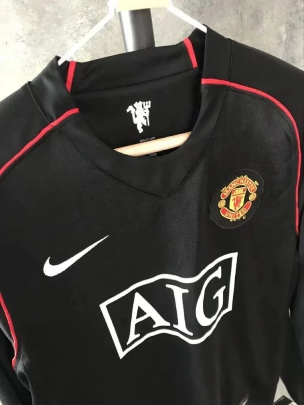 Manchester United 2007/08 Third Long Sleeves Retro Jersey - Image 2