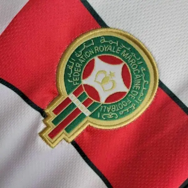 Morocco 1998 Away Long Sleeve Retro Jersey - Image 5