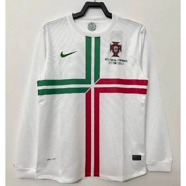 Portugal 2012 Euro Cup Away Long Sleeves Retro Jersey - Image 2