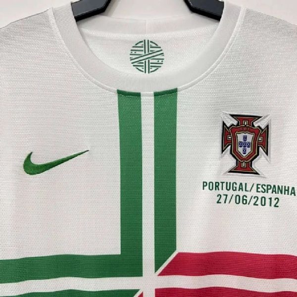 Portugal 2012 Euro Cup Away Long Sleeves Retro Jersey - Image 5