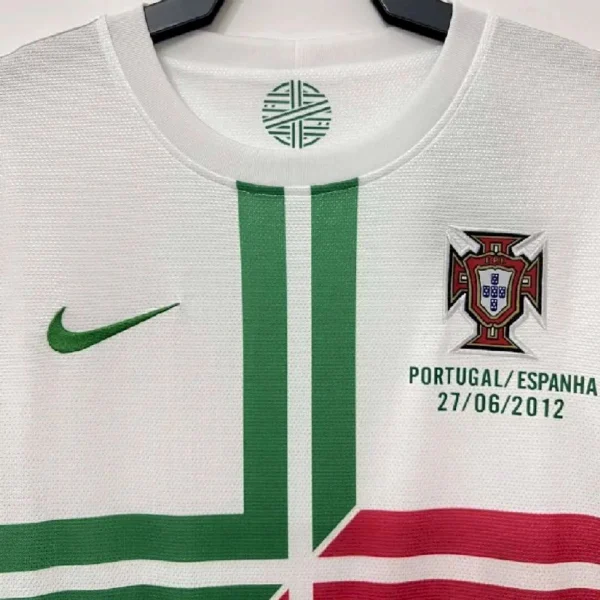Portugal 2012 Euro Cup Away Long Sleeves Retro Jersey - Image 5