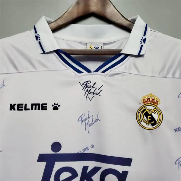 Real Madrid 1994/96 Home Retro Jersey - Image 2