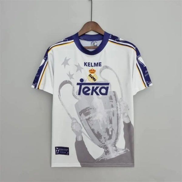 Real Madrid 1997/98 Champions League 7 Champions Commemorative Retro Jersey - Image 2