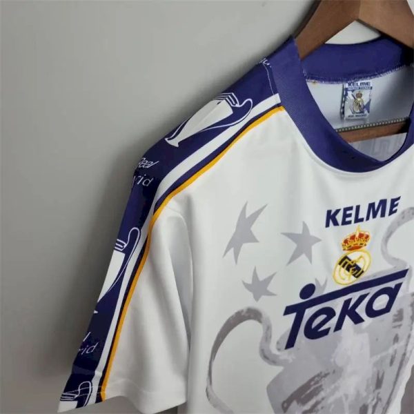 Real Madrid 1997/98 Champions League 7 Champions Commemorative Retro Jersey - Image 4