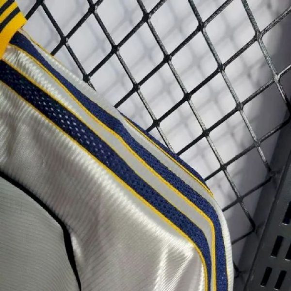 Real Madrid 1999/00 Home Long Sleeves Retro Jersey - Image 7
