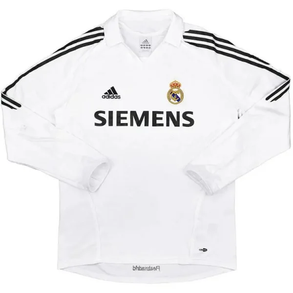 Real Madrid 2005/06 Home Long Sleeves Retro Jersey