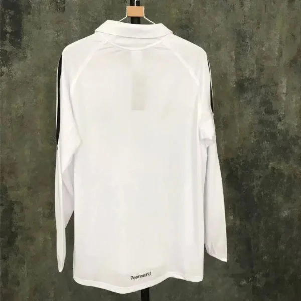 Real Madrid 2005/06 Home Long Sleeves Retro Jersey - Image 4