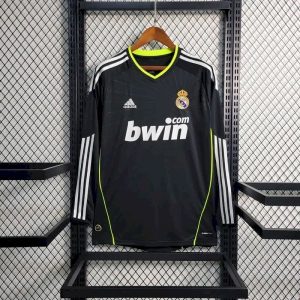 Real Madrid 2010/11 Away Long Sleeves Retro Jersey