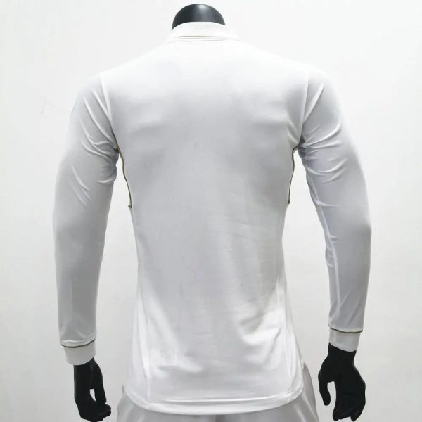 Real Madrid 2011/12 Home Long Sleeves Retro Jersey - Image 3