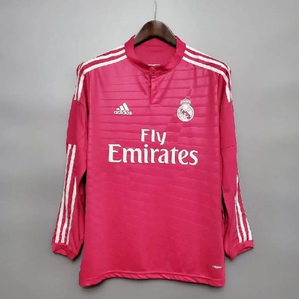 Real Madrid 2014/15 Away Long Sleeve Retro Jersey
