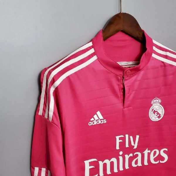 Real Madrid 2014/15 Away Long Sleeve Retro Jersey - Image 3