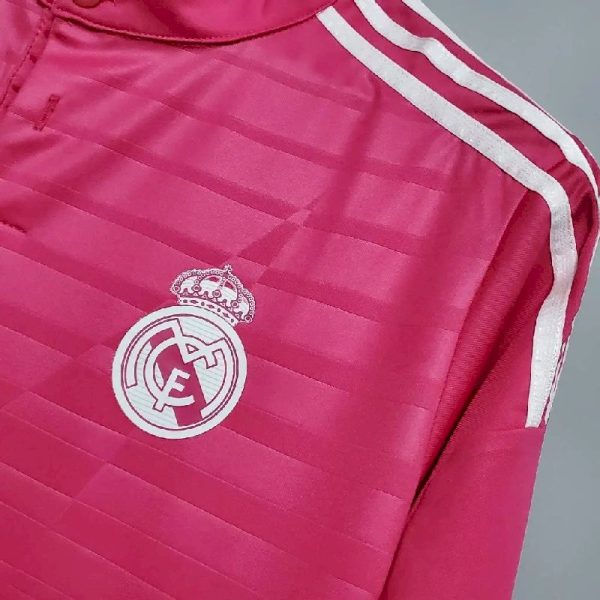 Real Madrid 2014/15 Away Long Sleeve Retro Jersey - Image 5