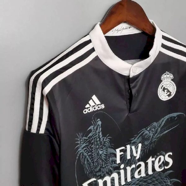 Real Madrid 2014/15 Third Long Sleeves Retro Jersey - Image 3