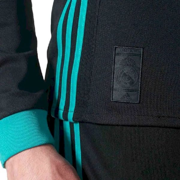 Real Madrid 2017/18 Away Long Sleeves Retro Jersey - Image 3
