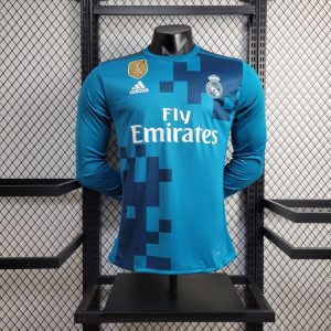Real Madrid 2017/18 Third Long Sleeves Retro Jersey