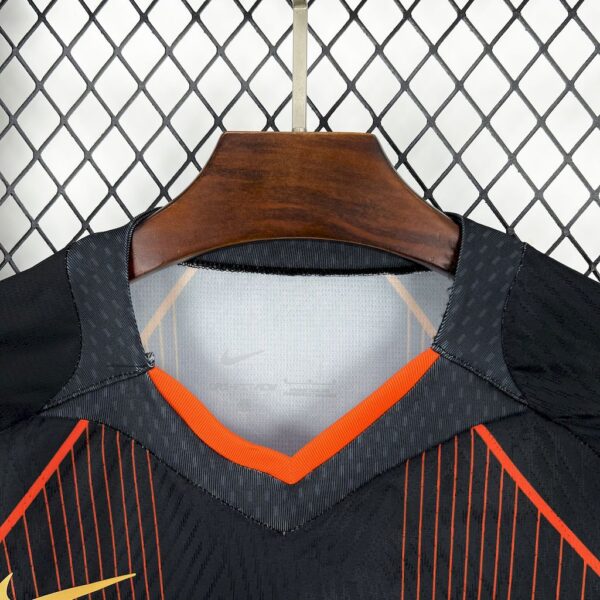 Barcelona 2025/26 Black Orange Special Edition Jersey (With Champions League) - Image 6