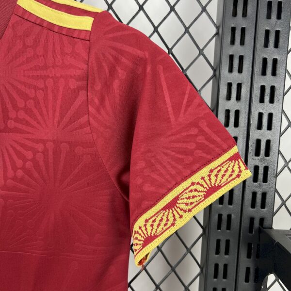 Mexico 2025/26 Gold- Red Kids Kit - Image 3