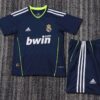 Retro Real Madrid 2010/11 Away Kids Kit