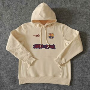 Barcelona 2025 Edición Travis Scott Sudadera Fútbol Beige
