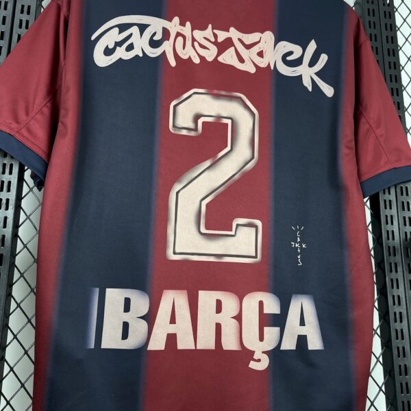 Aa Barcelona 2000/01 Home Retro Skeleton Jersey - Image 4