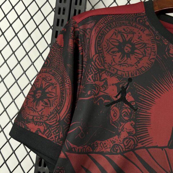 Brazil 2025/26 Jordan Black And Red Special Edition Jersey - Image 7