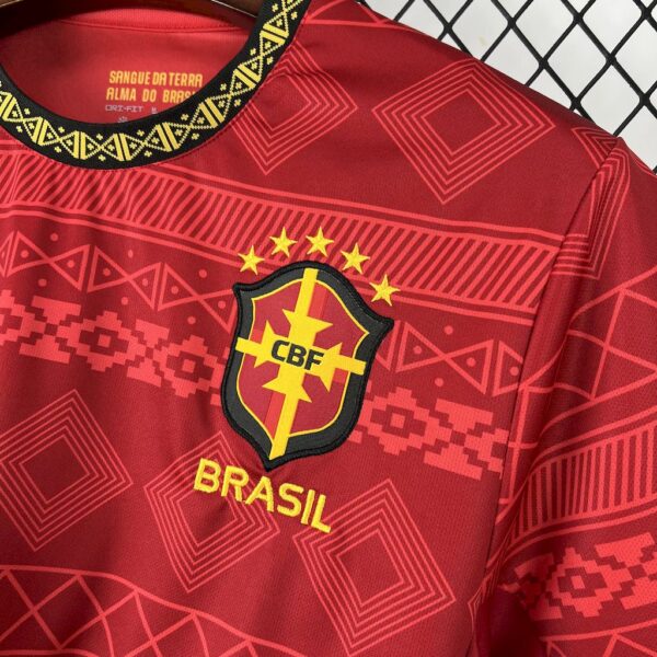Brazil 2025/26 Jordan Red Special Edition Jersey - Image 6