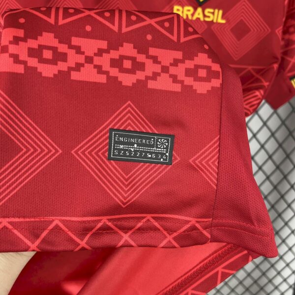 Brazil 2025/26 Jordan Red Special Edition Jersey - Image 4