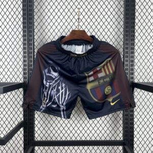 Barcelona 2000/01 Home Retro Skeleton Shorts