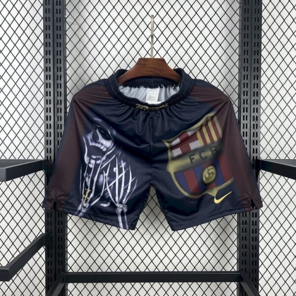 Barcelona 2000/01 Home Retro Skeleton Shorts
