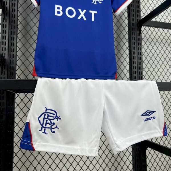 Rangers 2025/26 Home Kids Kit - Image 4