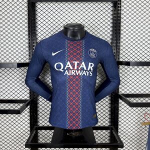 Paris Saint-Germain 2025/26 Home Long Sleeves Jersey Player Version