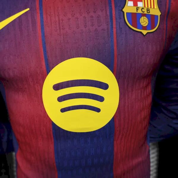 Barcelona 2025/26 Home Long Sleeves Jersey Player Version - Image 12