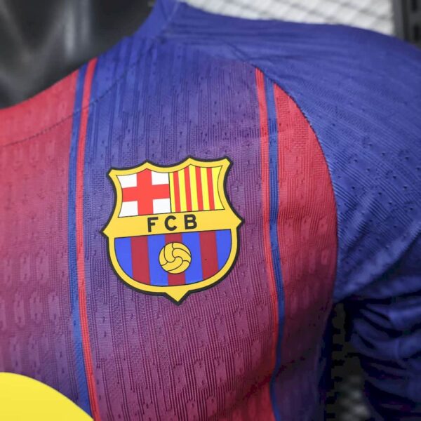 Barcelona 2025/26 Home Long Sleeves Jersey Player Version - Image 11