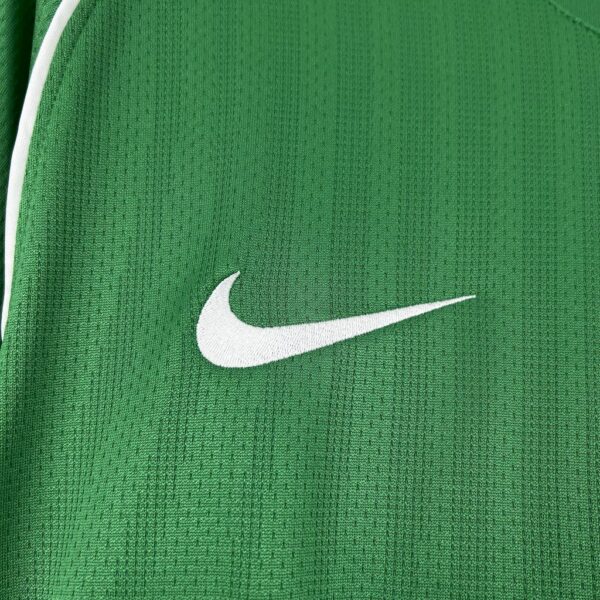 Manchester United 2007/08 Green Goalkeeper  Long Sleeves Retro Jersey - Image 9