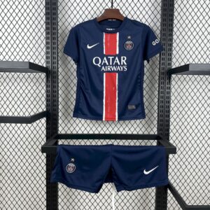 Paris Saint-Germain 2024/25 Home Kids Kit (with stars)