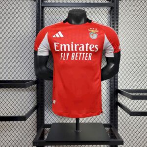 Mens Benfica 2025/26 Home Jersey Player Version