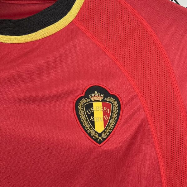 Belgium 2000 Home Retro Jersey - Image 4