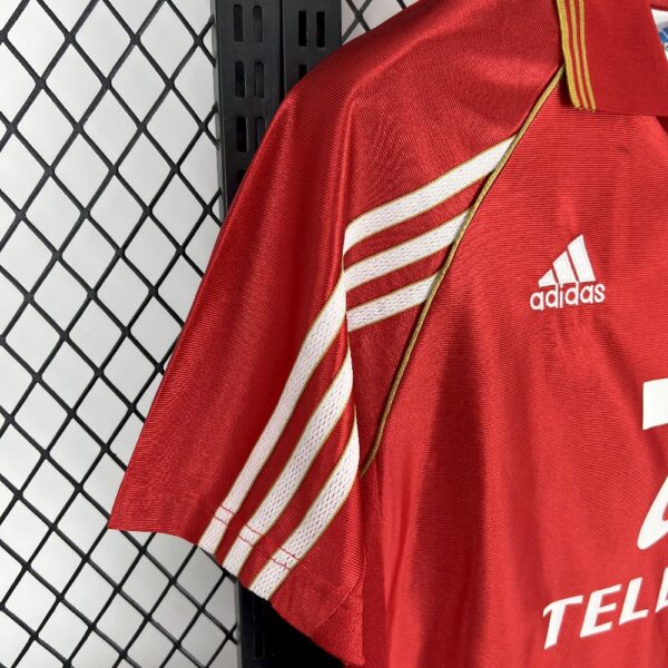 Benfica 1998/99 Home Retro Jersey - Image 3