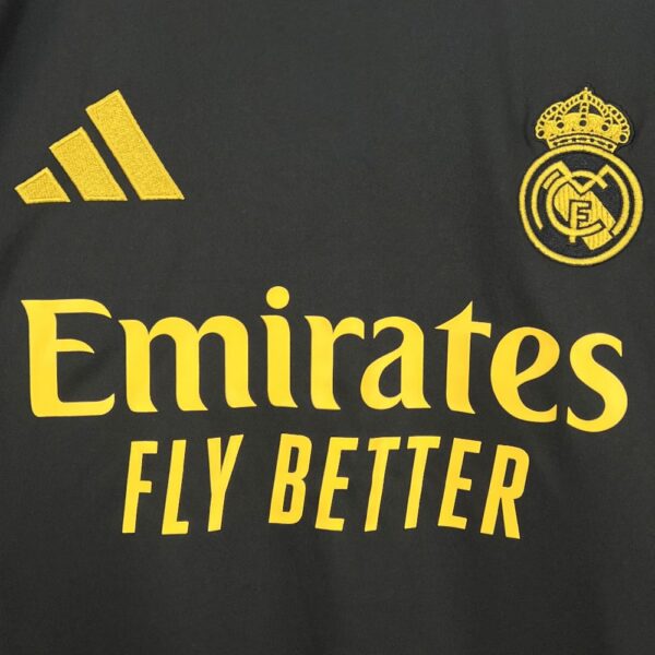 Real Madrid 2025/26 Black And Yellow Special Edition Jersey - Image 5